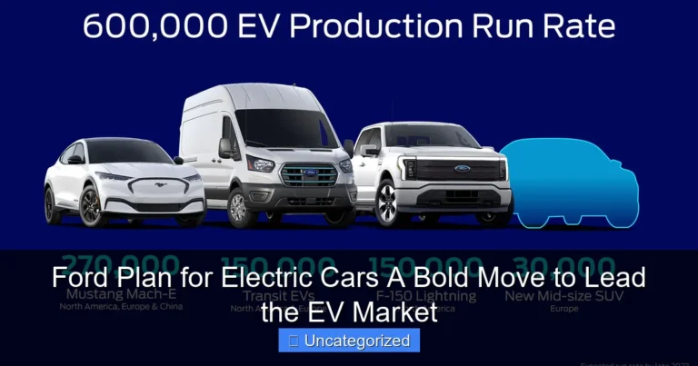 Ford Plan for Electric Cars A Bold Move to Lead the EV Market