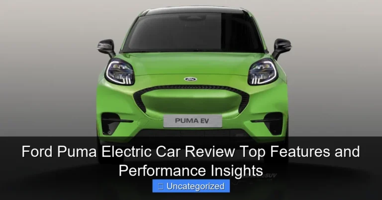Ford Puma Electric Car Review Top Features and Performance Insights