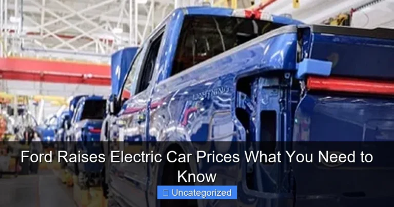 Ford Raises Electric Car Prices What You Need to Know
