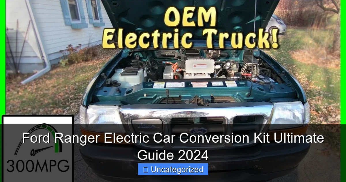 Ford Ranger Electric Car Conversion Kit Ultimate Guide 2024