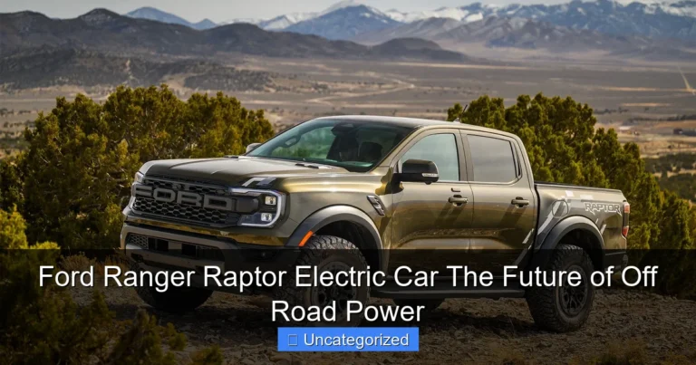 Ford Ranger Raptor Electric Car The Future of Off Road Power