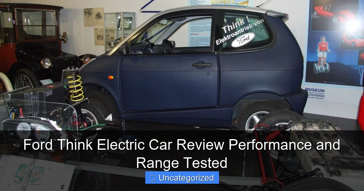 Ford Think Electric Car Review Performance and Range Tested