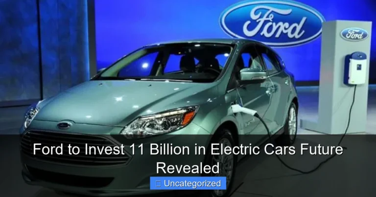 Ford to Invest 11 Billion in Electric Cars Future Revealed