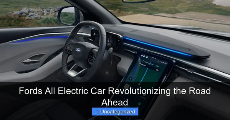 Fords All Electric Car Revolutionizing the Road Ahead
