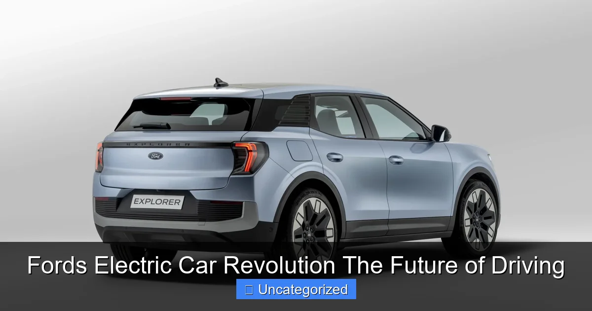 Fords Electric Car Revolution The Future of Driving