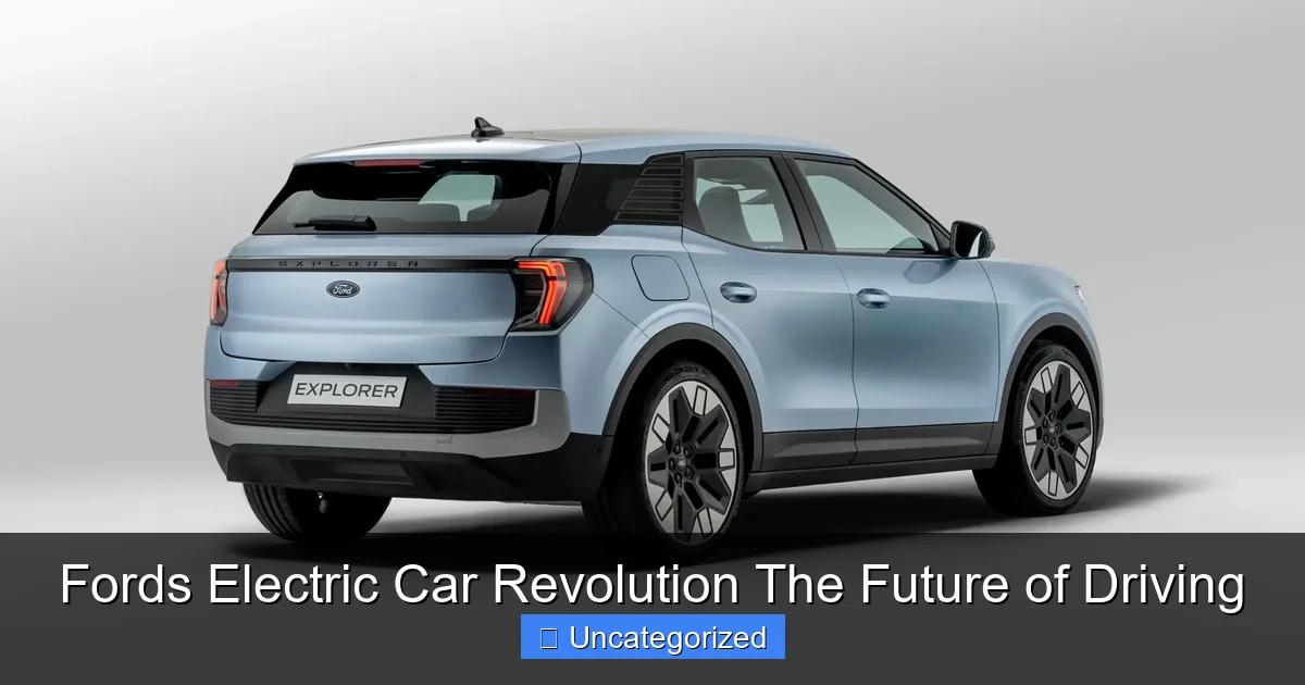 Fords Electric Car Revolution The Future of Driving