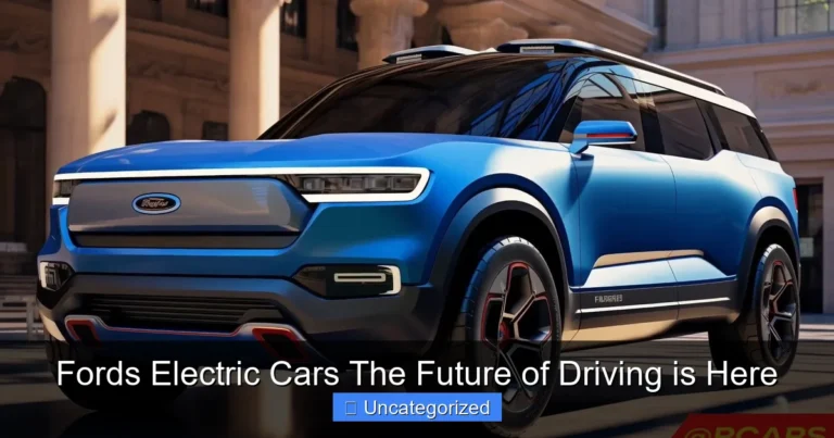 Fords Electric Cars The Future of Driving is Here
