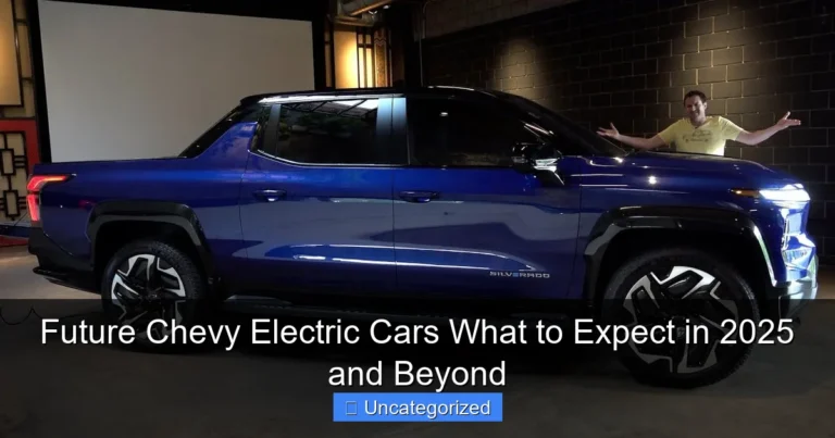 Future Chevy Electric Cars What to Expect in 2025 and Beyond