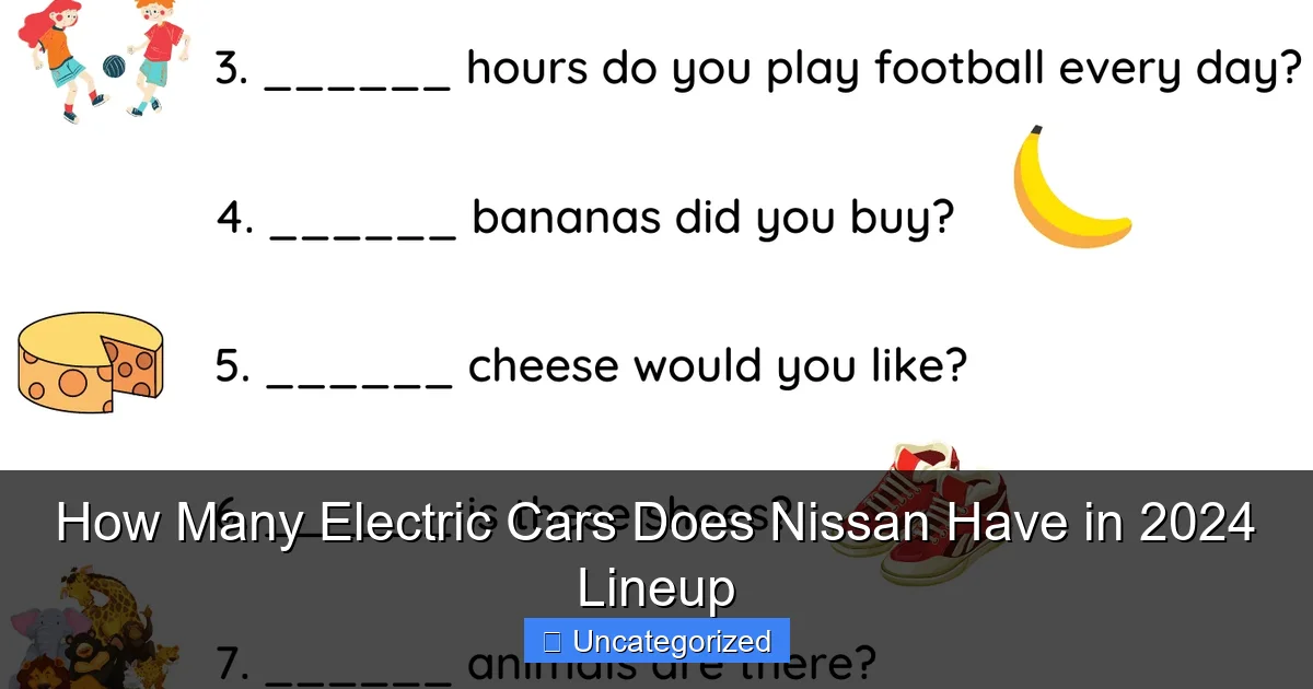 How Many Electric Cars Does Nissan Have in 2024 Lineup