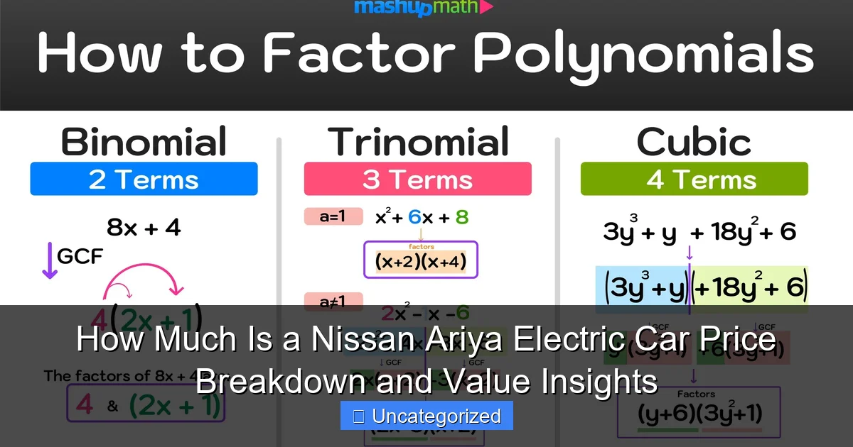 How Much Is a Nissan Ariya Electric Car Price Breakdown and Value Insights