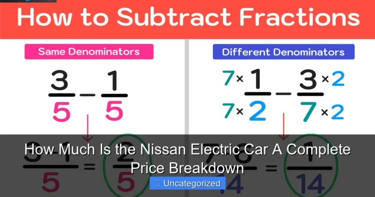 How Much Is the Nissan Electric Car A Complete Price Breakdown