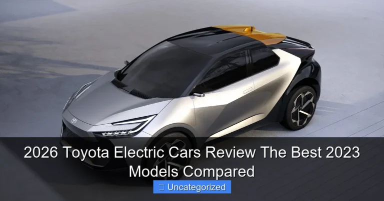 2026 Toyota Electric Cars Review The Best 2023 Models Compared