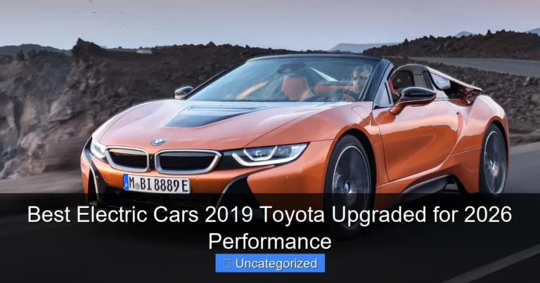 Best Electric Cars 2019 Toyota Upgraded for 2026 Performance