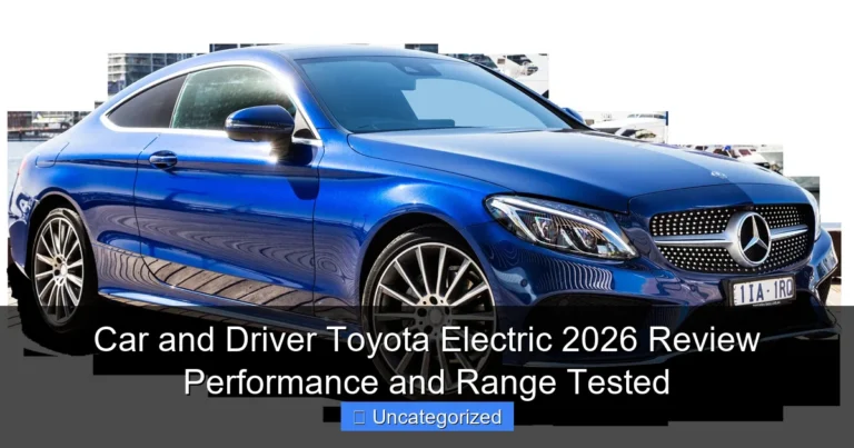Car and Driver Toyota Electric 2026 Review Performance and Range Tested