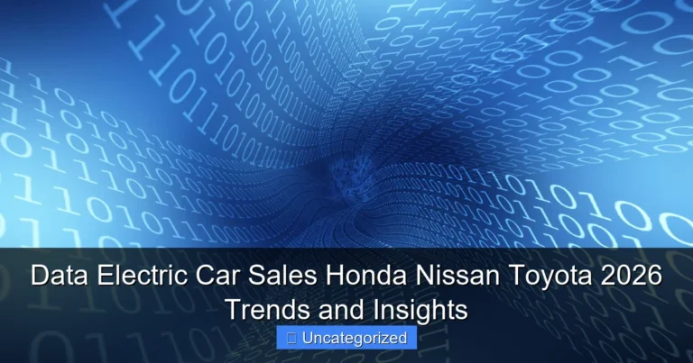 Data Electric Car Sales Honda Nissan Toyota 2026 Trends and Insights