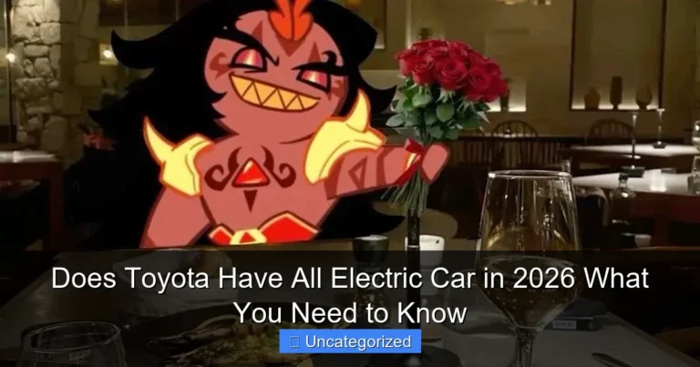 Does Toyota Have All Electric Car in 2026 What You Need to Know