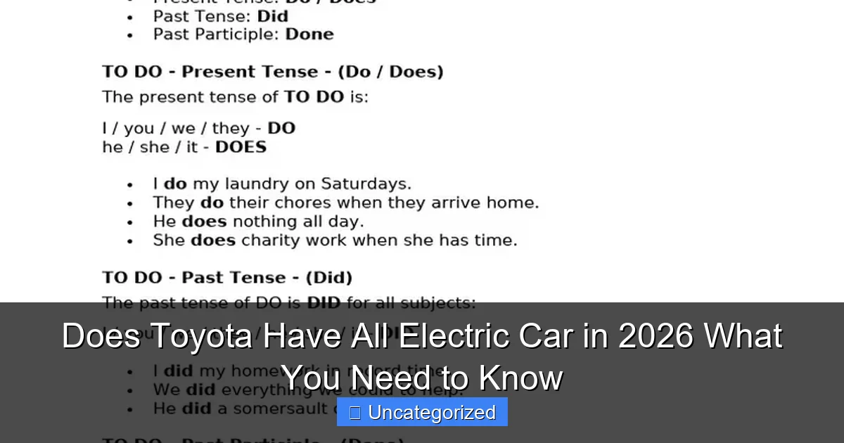 Does Toyota Have All Electric Car in 2026 What You Need to Know