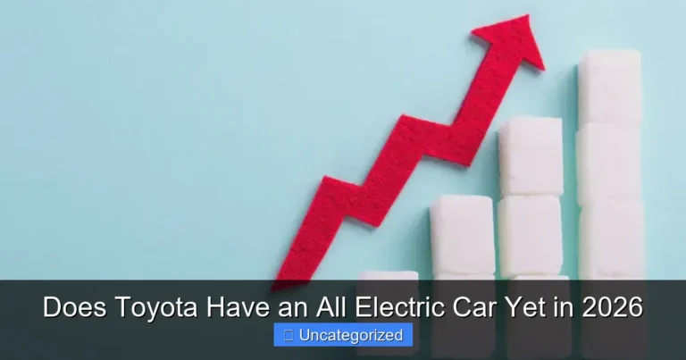 Does Toyota Have an All Electric Car Yet in 2026