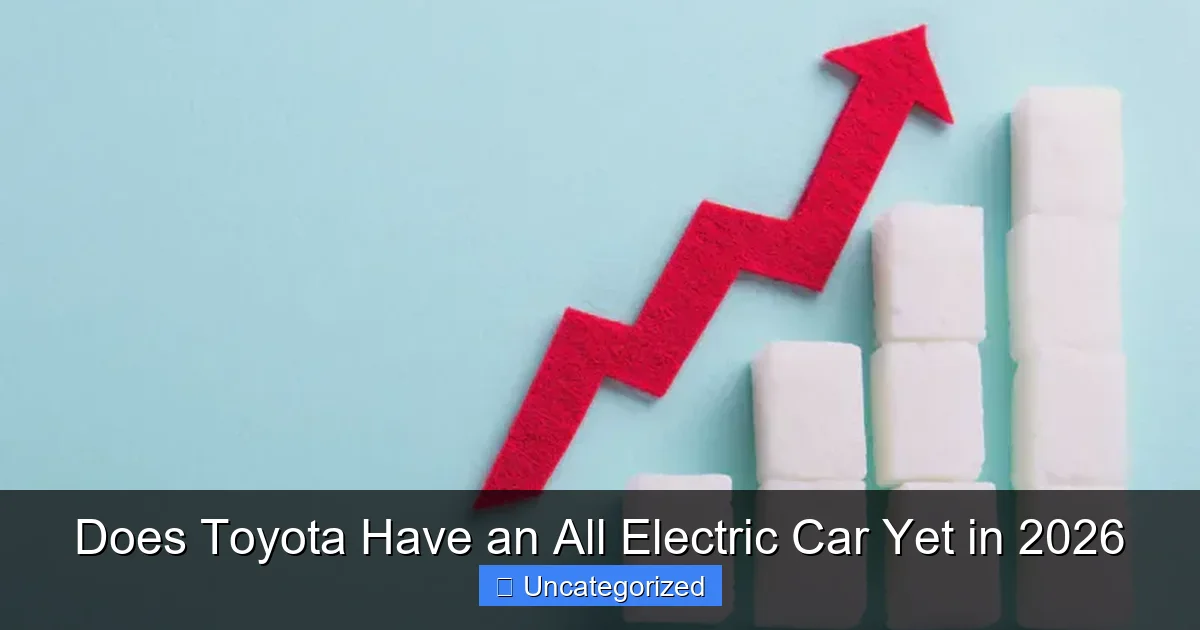 Does Toyota Have an All Electric Car Yet in 2026