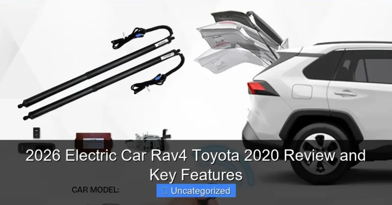 2026 Electric Car Rav4 Toyota 2020 Review and Key Features
