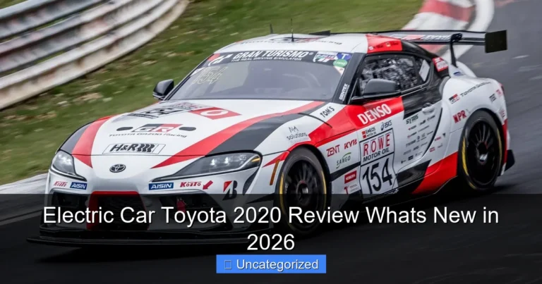Electric Car Toyota 2020 Review Whats New in 2026