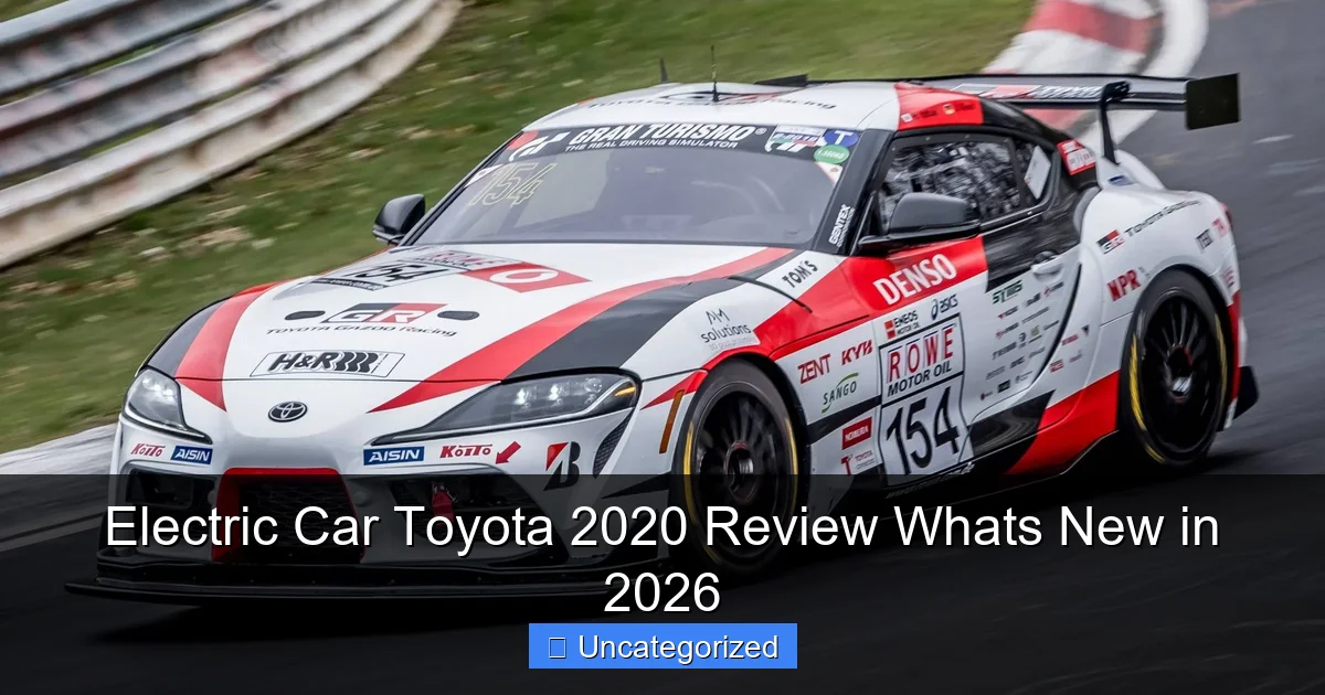 Electric Car Toyota 2020 Review Whats New in 2026