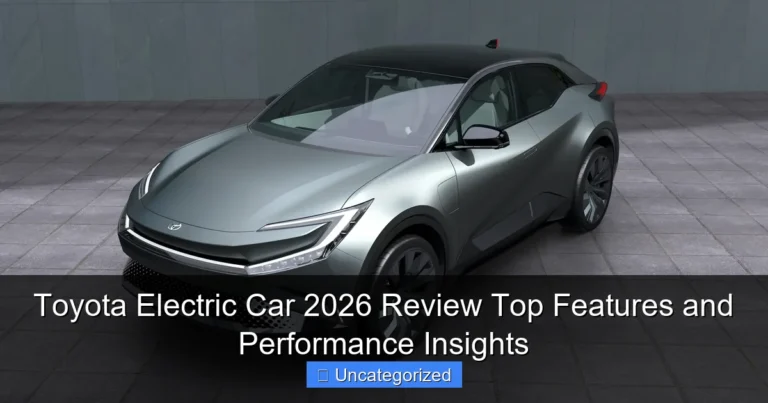 Toyota Electric Car 2026 Review Top Features and Performance Insights