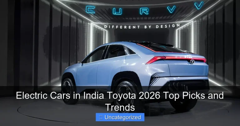Electric Cars in India Toyota 2026 Top Picks and Trends