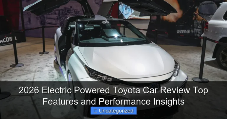 2026 Electric Powered Toyota Car Review Top Features and Performance Insights