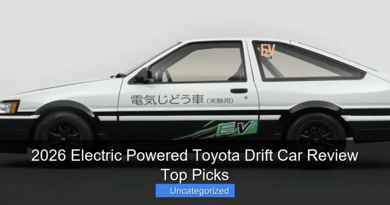 2026 Electric Powered Toyota Drift Car Review Top Picks