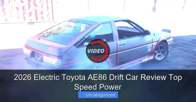 2026 Electric Toyota AE86 Drift Car Review Top Speed Power
