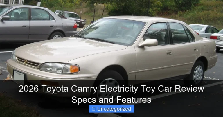 2026 Toyota Camry Electricity Toy Car Review Specs and Features
