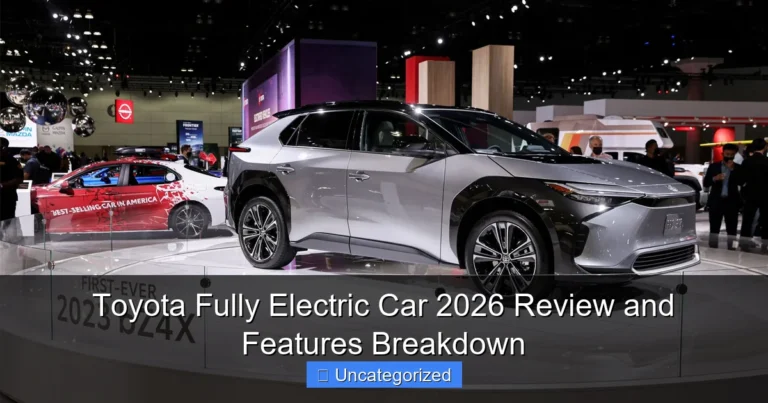 Toyota Fully Electric Car 2026 Review and Features Breakdown