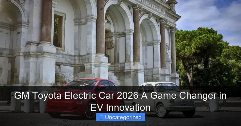 GM Toyota Electric Car 2026 A Game Changer in EV Innovation