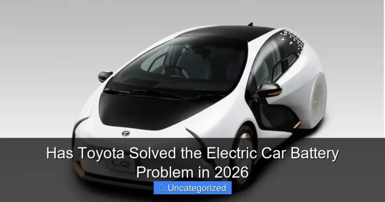 Has Toyota Solved the Electric Car Battery Problem in 2026