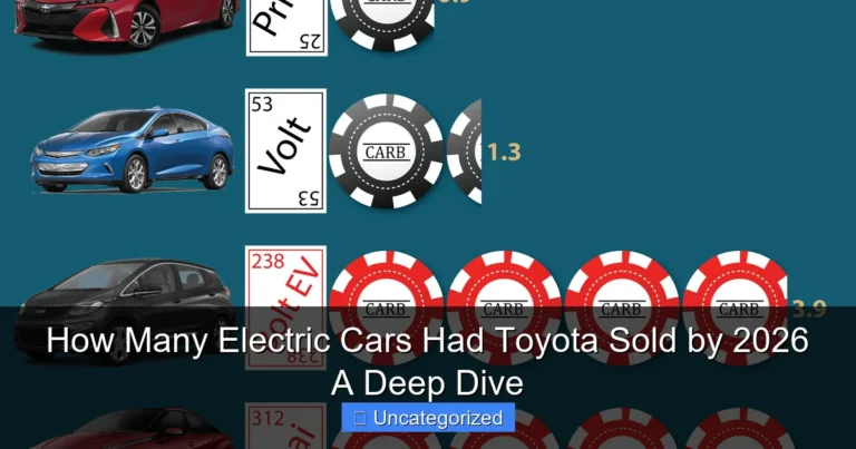 How Many Electric Cars Had Toyota Sold by 2026 A Deep Dive