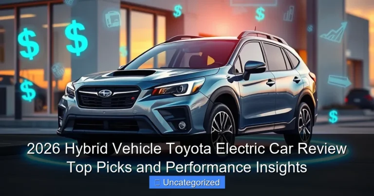 2026 Hybrid Vehicle Toyota Electric Car Review Top Picks and Performance Insights