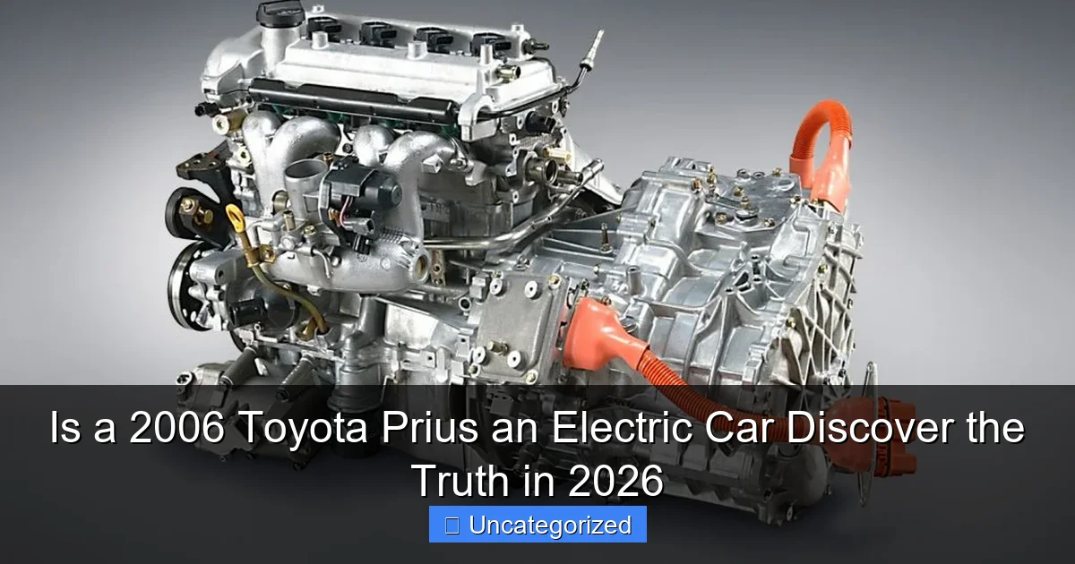 Is a 2006 Toyota Prius an Electric Car Discover the Truth in 2026