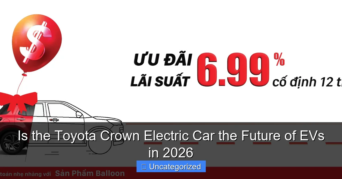 Is the Toyota Crown Electric Car the Future of EVs in 2026