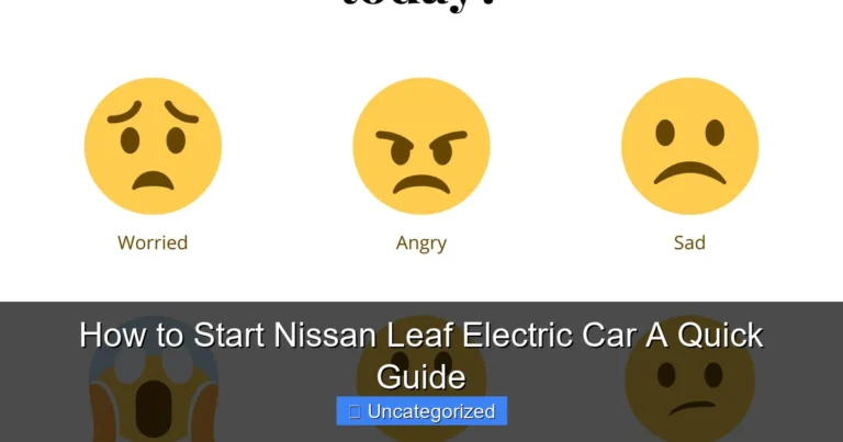 How to Start Nissan Leaf Electric Car A Quick Guide