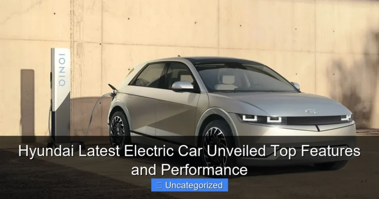 Hyundai Latest Electric Car Unveiled Top Features and Performance