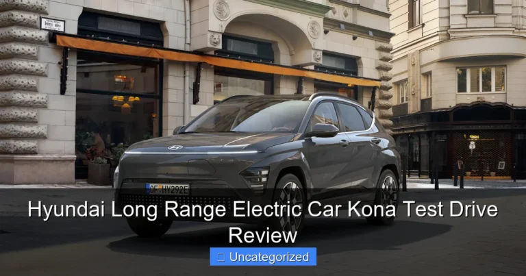 Hyundai Long Range Electric Car Kona Test Drive Review