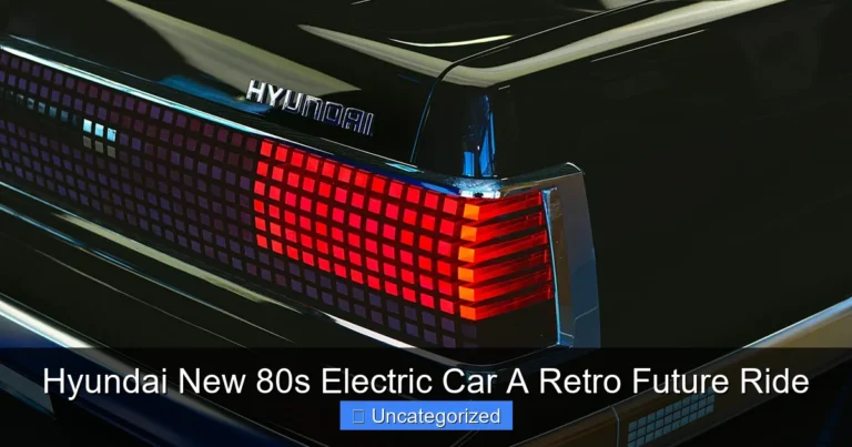 Hyundai New 80s Electric Car A Retro Future Ride