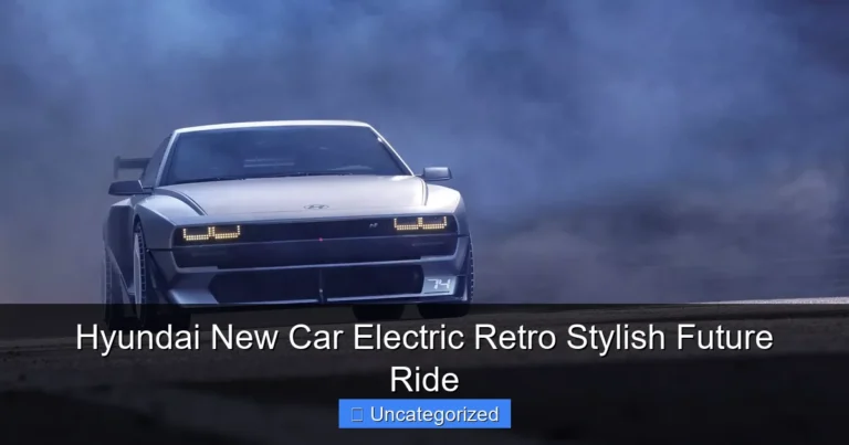 Hyundai New Car Electric Retro Stylish Future Ride