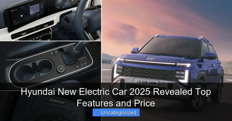 Hyundai New Electric Car 2025 Revealed Top Features and Price