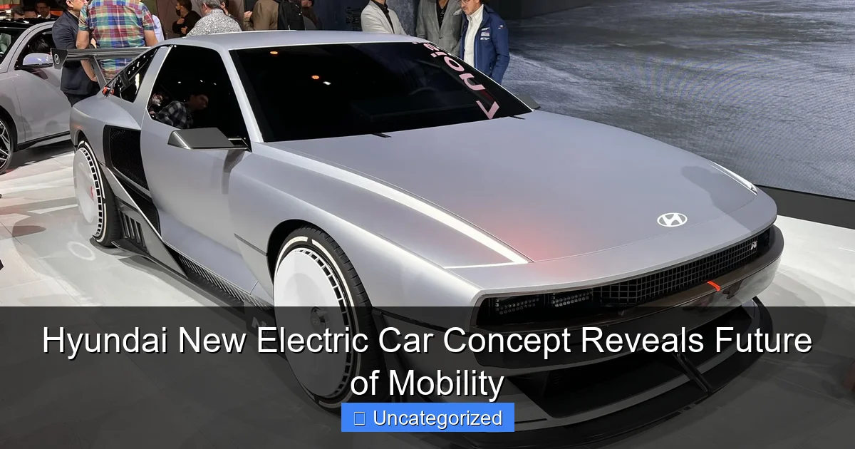 Hyundai New Electric Car Concept Reveals Future of Mobility