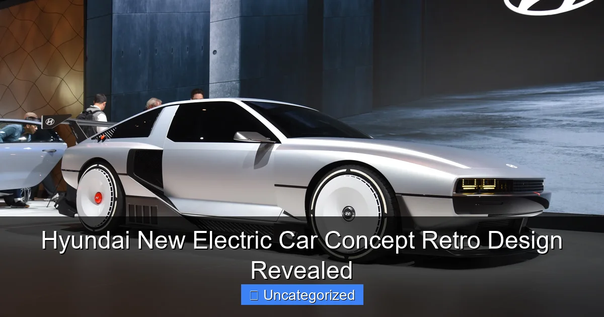 Hyundai New Electric Car Concept Retro Design Revealed