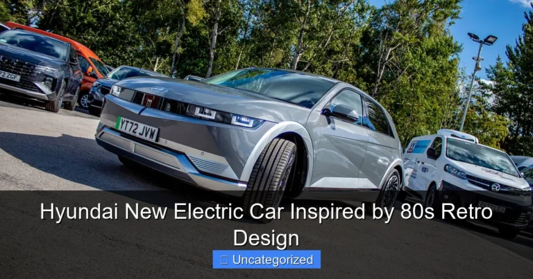Hyundai New Electric Car Inspired by 80s Retro Design