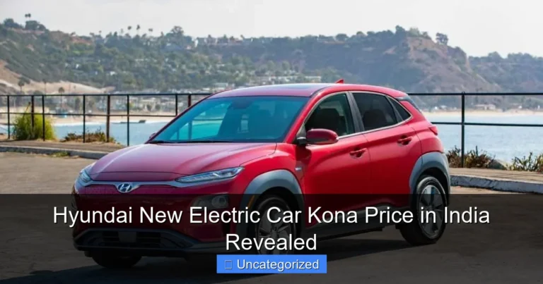 Hyundai New Electric Car Kona Price in India Revealed