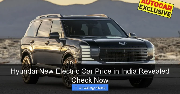 Hyundai New Electric Car Price in India Revealed Check Now